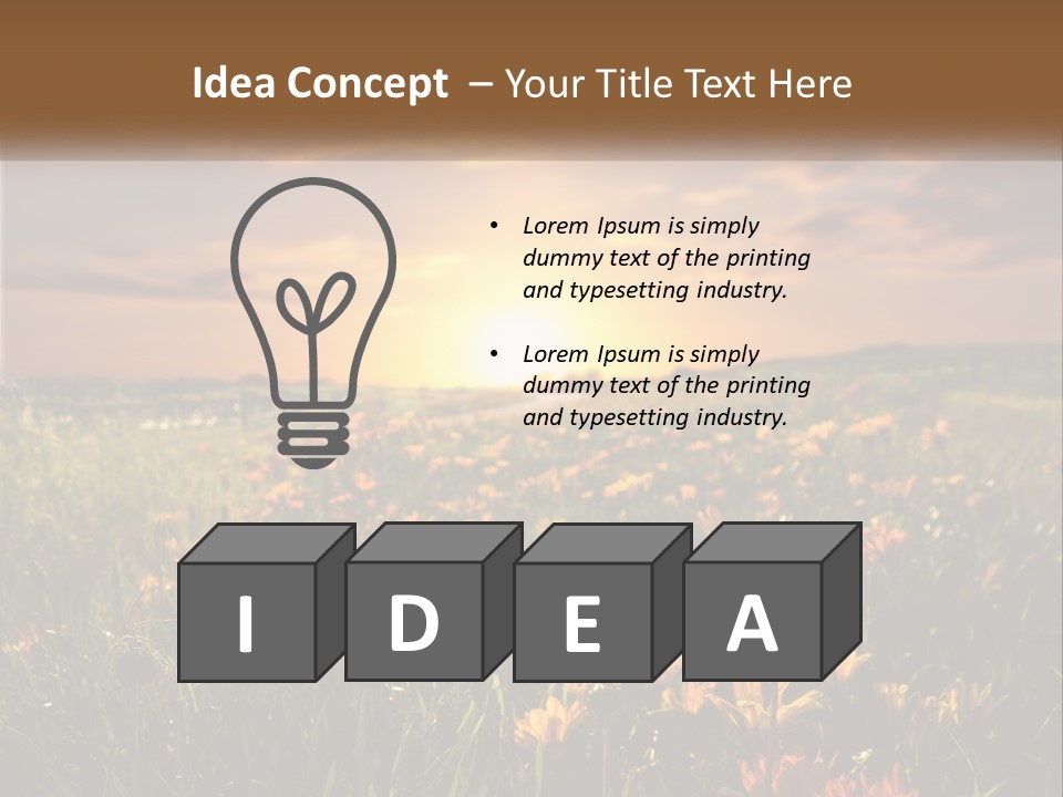 Spring Paradise Nature PowerPoint Template