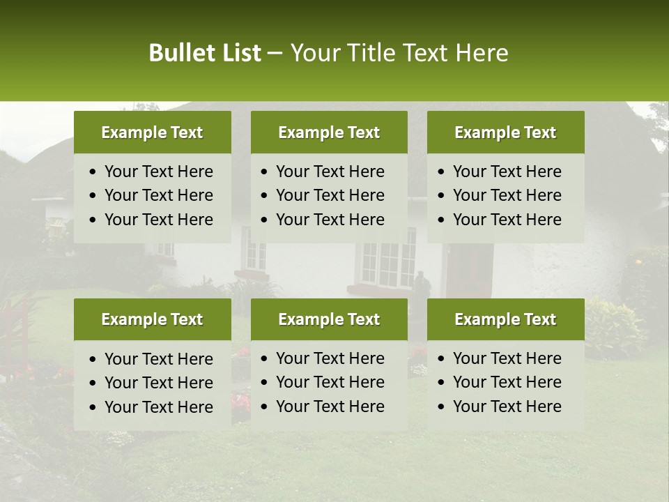 Airport Dublin Adare PowerPoint Template