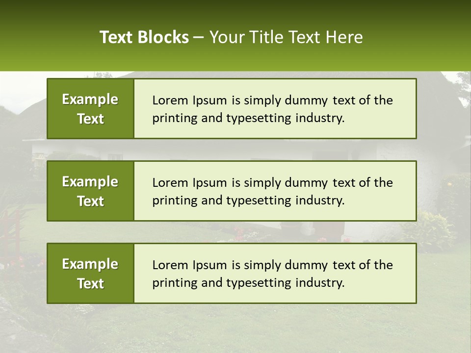 Airport Dublin Adare PowerPoint Template