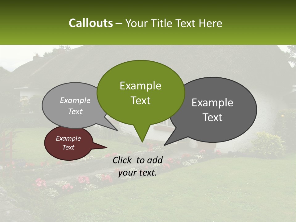 Airport Dublin Adare PowerPoint Template