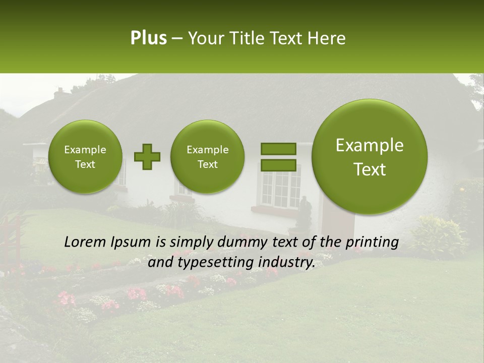 Airport Dublin Adare PowerPoint Template