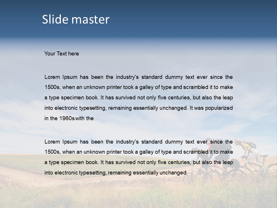 Group Leisure Extreme PowerPoint Template