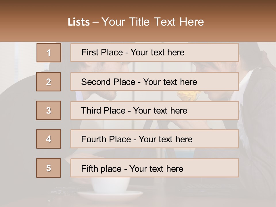 Supplies Suit Employer PowerPoint Template