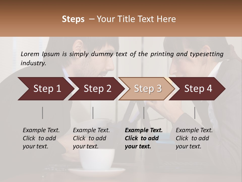 Supplies Suit Employer PowerPoint Template