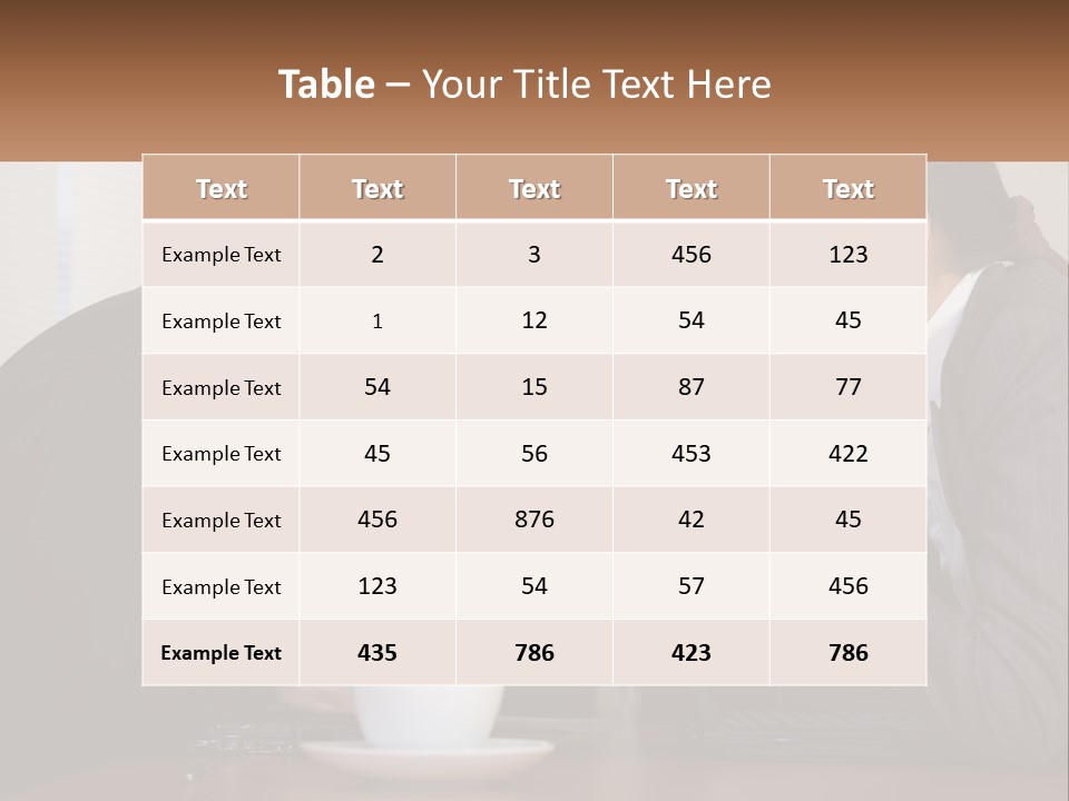 Supplies Suit Employer PowerPoint Template