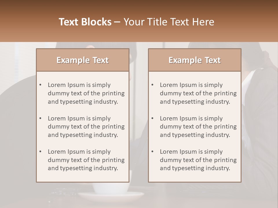 Supplies Suit Employer PowerPoint Template