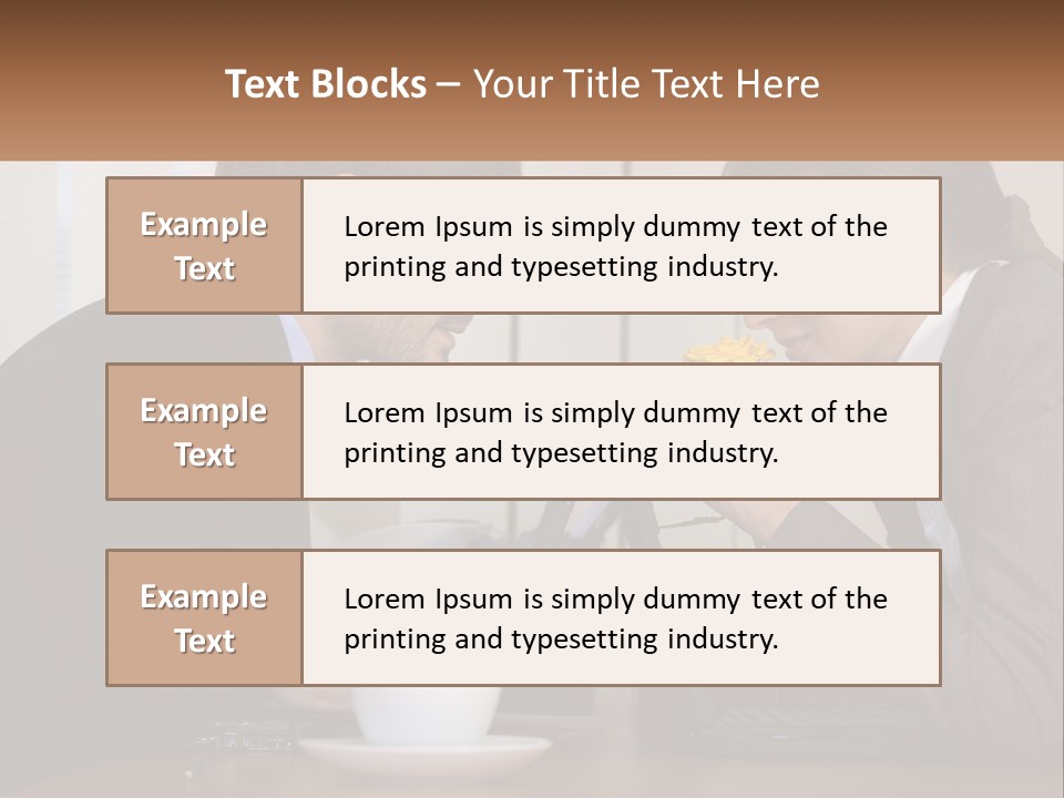 Supplies Suit Employer PowerPoint Template