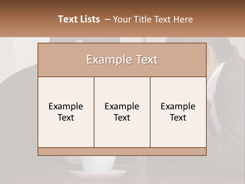 Supplies Suit Employer PowerPoint Template