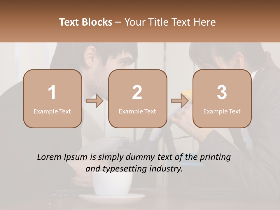 Supplies Suit Employer PowerPoint Template