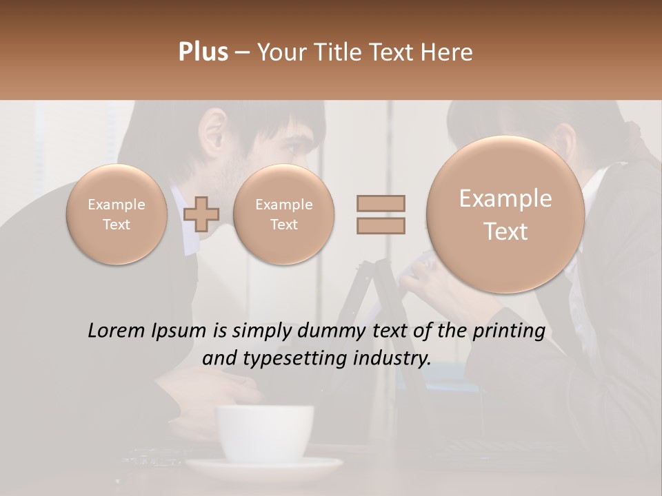 Supplies Suit Employer PowerPoint Template