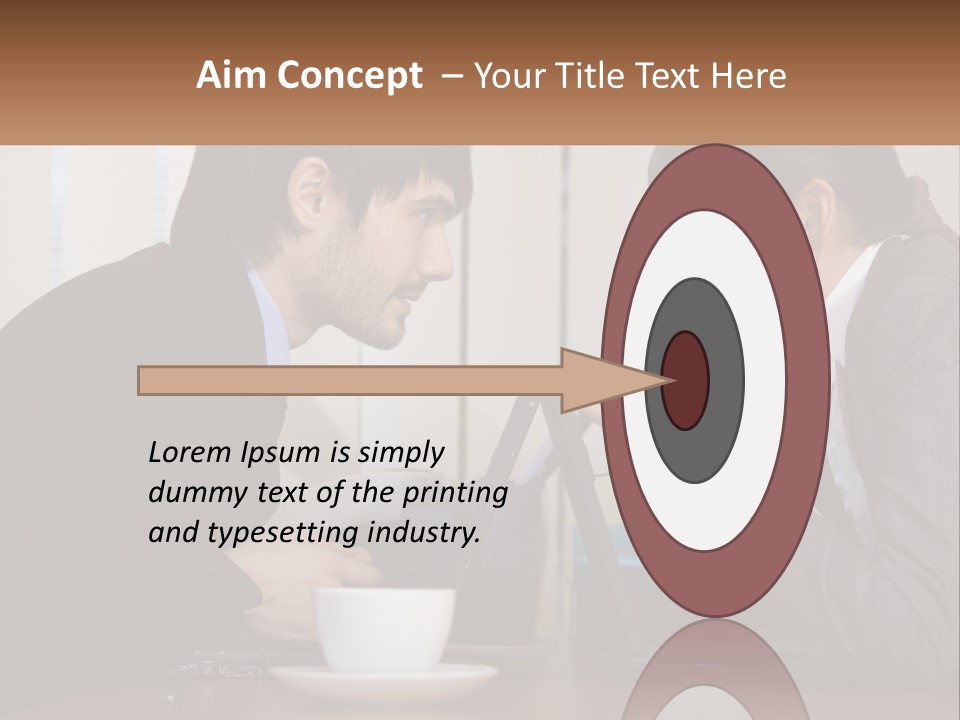 Supplies Suit Employer PowerPoint Template