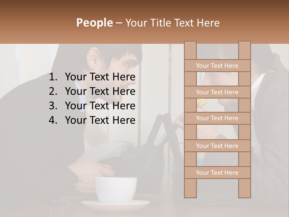 Supplies Suit Employer PowerPoint Template