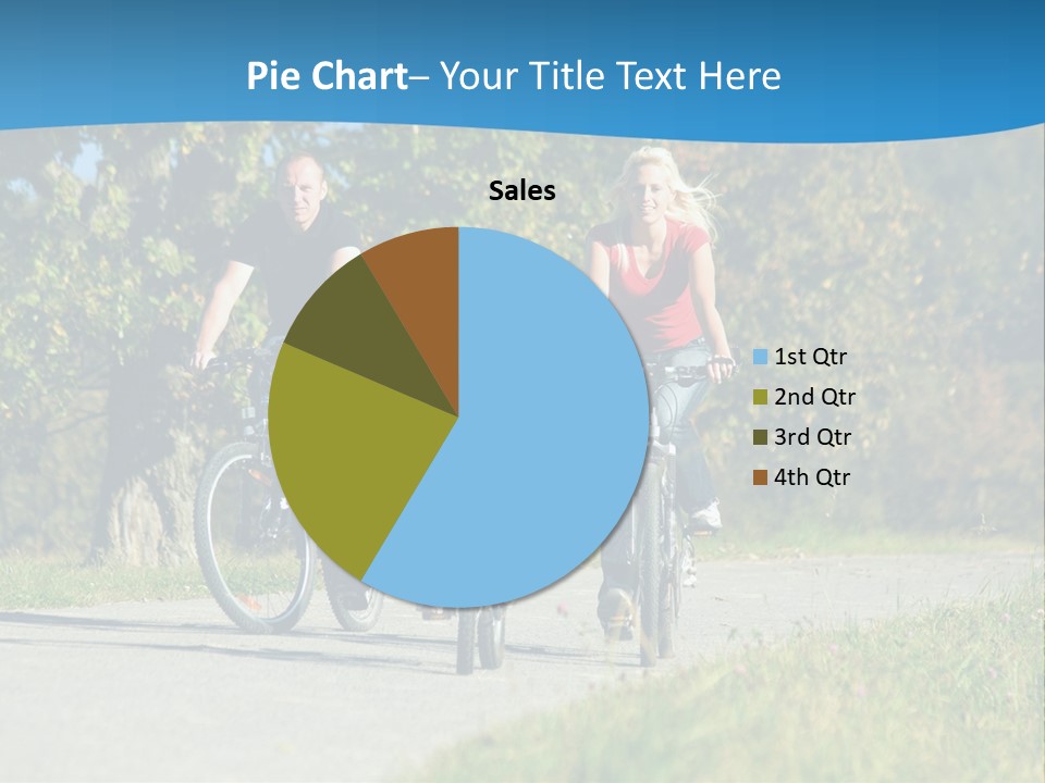 Autumn Exercise Woman PowerPoint Template