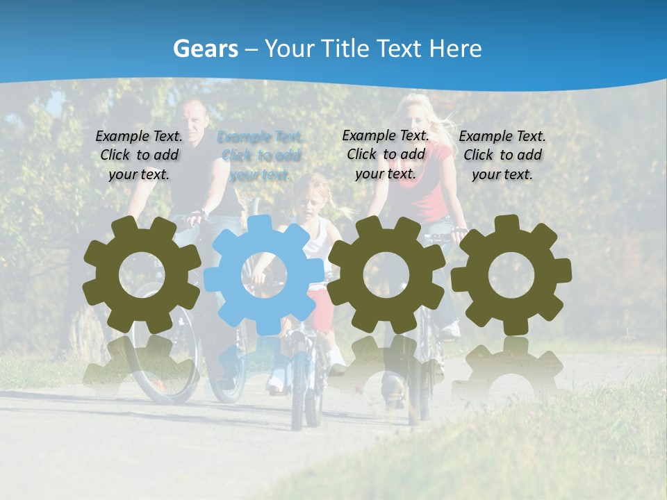 Autumn Exercise Woman PowerPoint Template