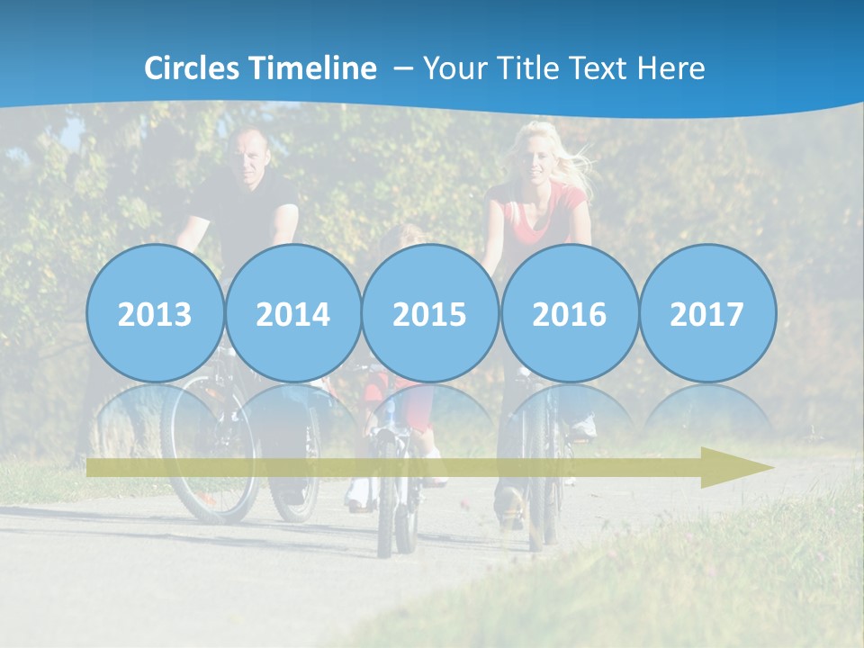 Autumn Exercise Woman PowerPoint Template