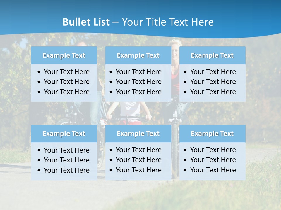 Autumn Exercise Woman PowerPoint Template