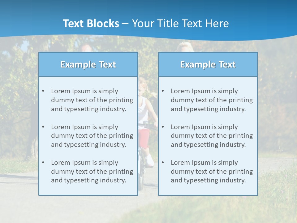 Autumn Exercise Woman PowerPoint Template