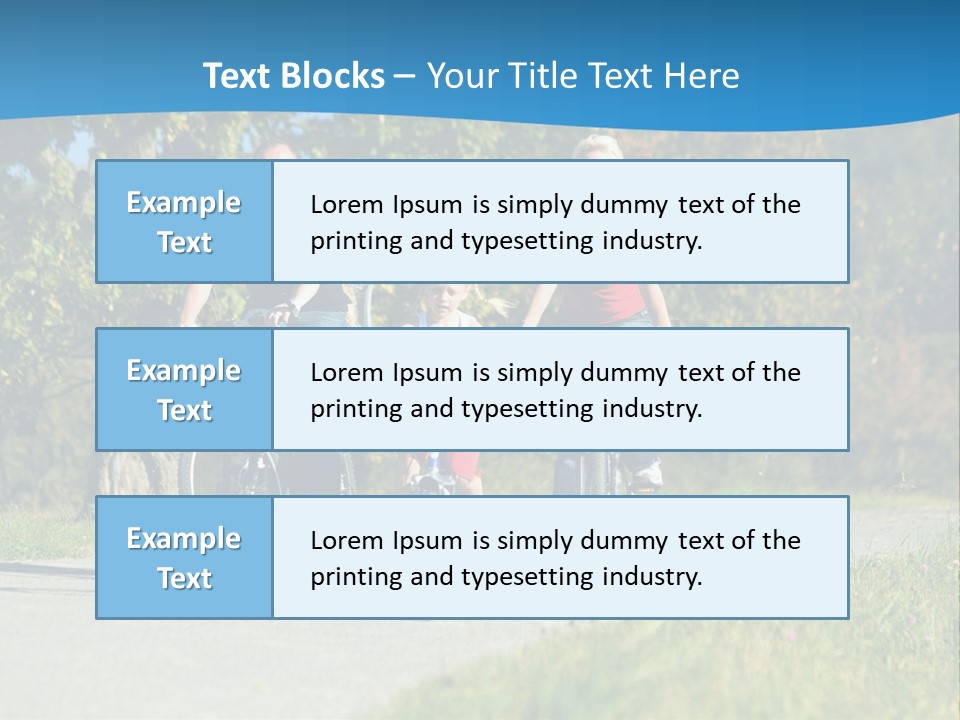 Autumn Exercise Woman PowerPoint Template