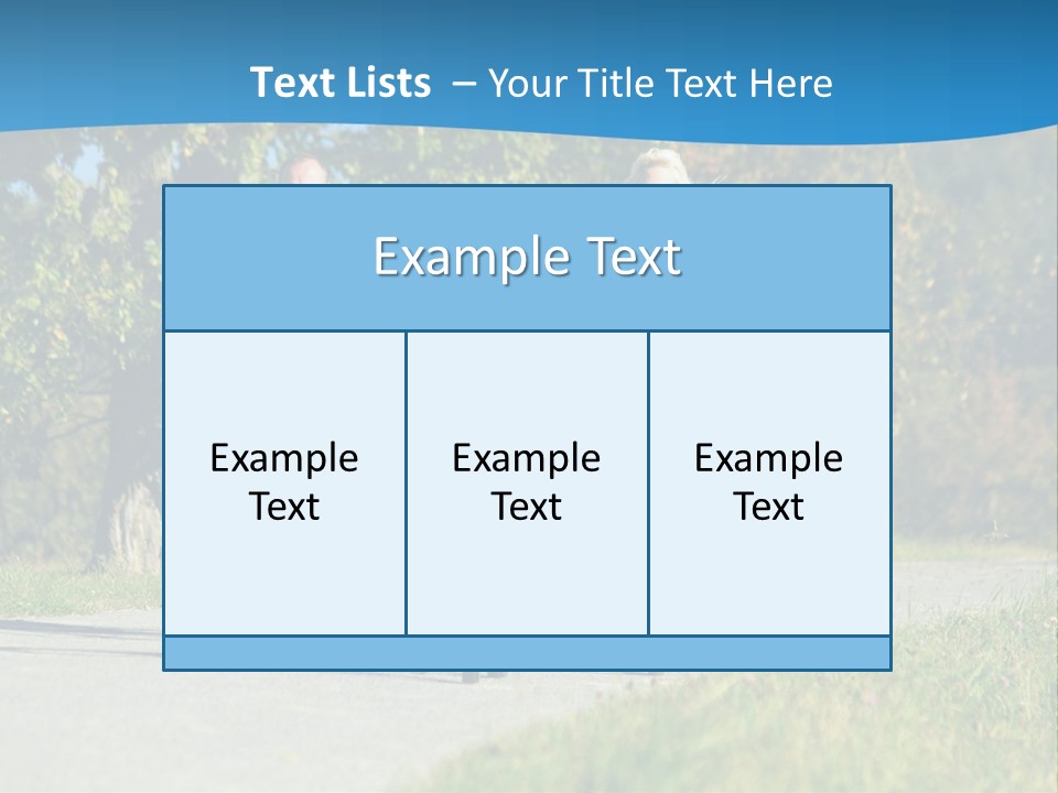 Autumn Exercise Woman PowerPoint Template