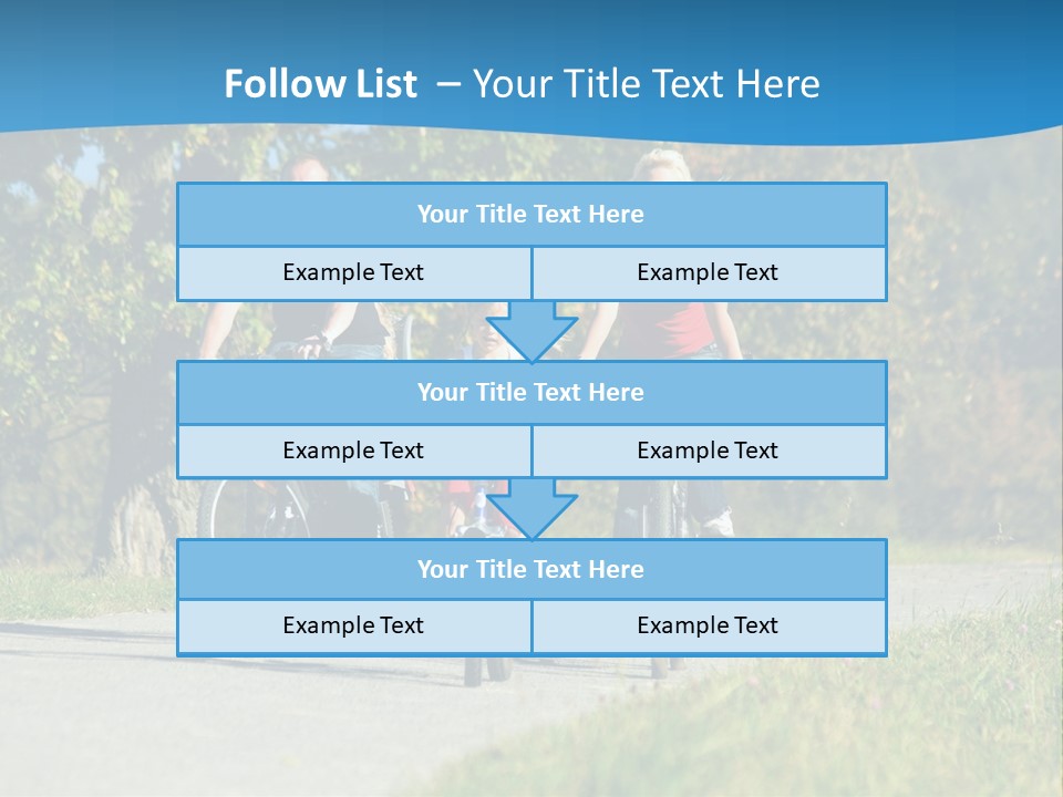 Autumn Exercise Woman PowerPoint Template