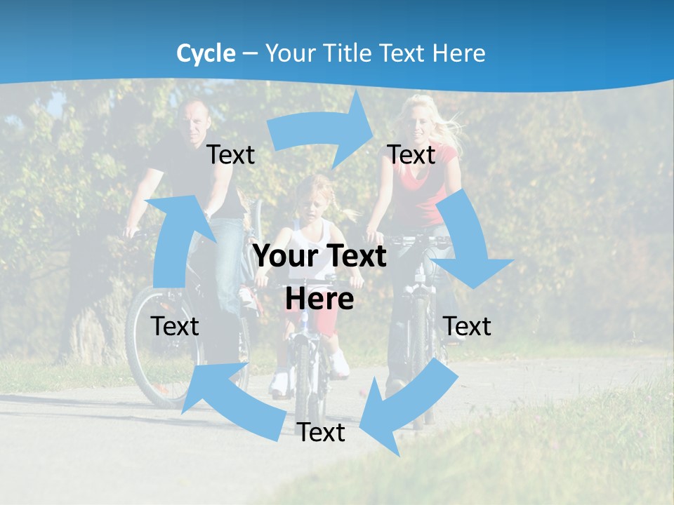 Autumn Exercise Woman PowerPoint Template