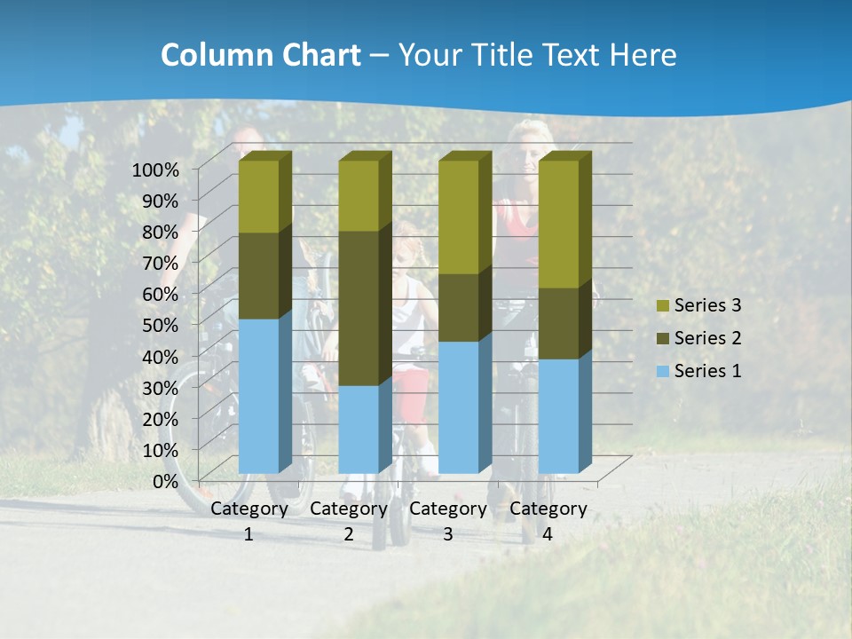 Autumn Exercise Woman PowerPoint Template