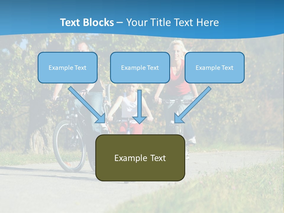 Autumn Exercise Woman PowerPoint Template