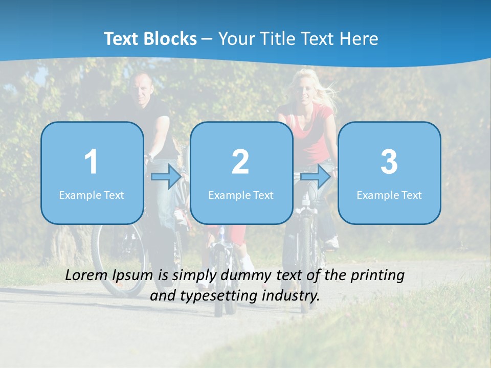 Autumn Exercise Woman PowerPoint Template