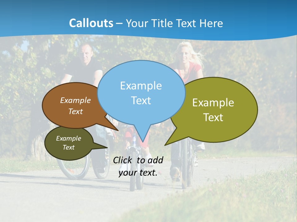 Autumn Exercise Woman PowerPoint Template