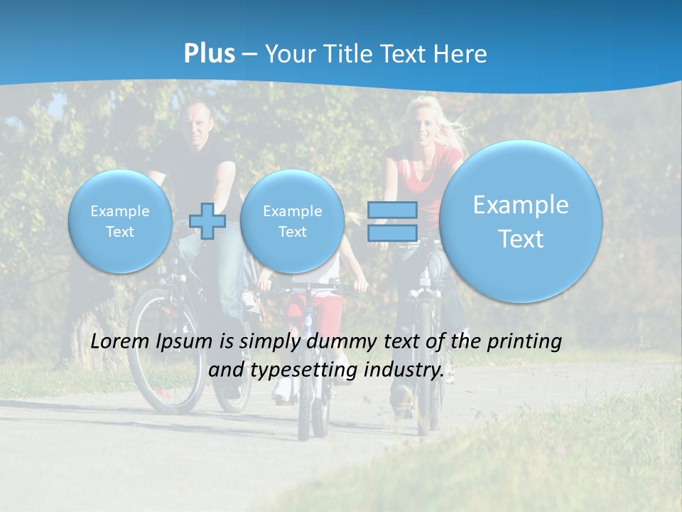 Autumn Exercise Woman PowerPoint Template