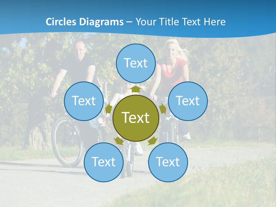 Autumn Exercise Woman PowerPoint Template