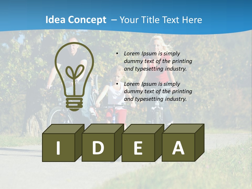 Autumn Exercise Woman PowerPoint Template