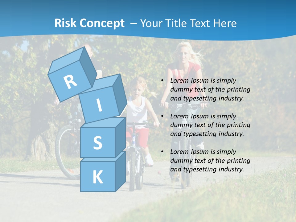 Autumn Exercise Woman PowerPoint Template