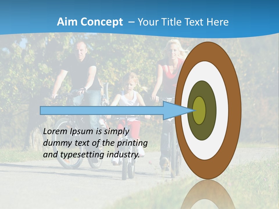 Autumn Exercise Woman PowerPoint Template