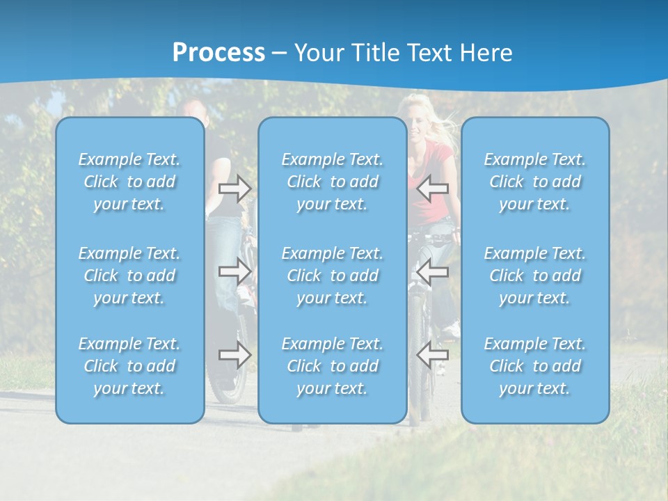 Autumn Exercise Woman PowerPoint Template