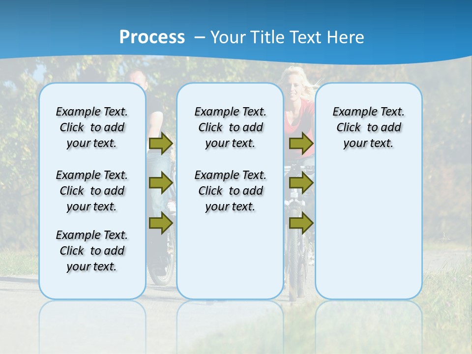 Autumn Exercise Woman PowerPoint Template