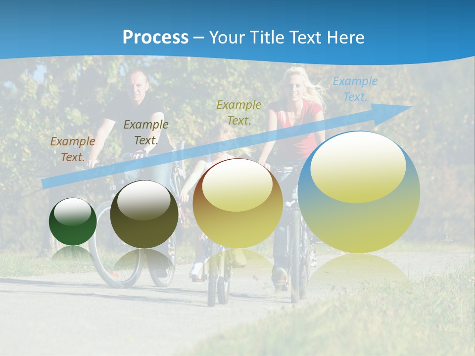 Autumn Exercise Woman PowerPoint Template