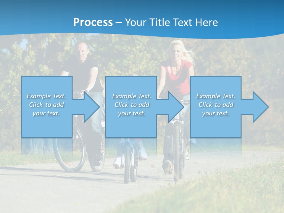 Autumn Exercise Woman PowerPoint Template
