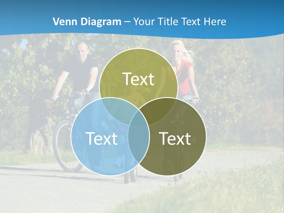 Autumn Exercise Woman PowerPoint Template