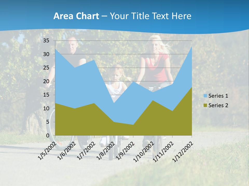 Autumn Exercise Woman PowerPoint Template