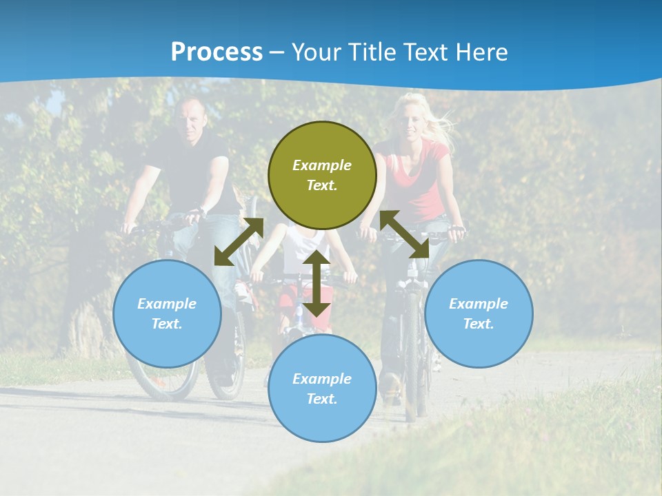 Autumn Exercise Woman PowerPoint Template