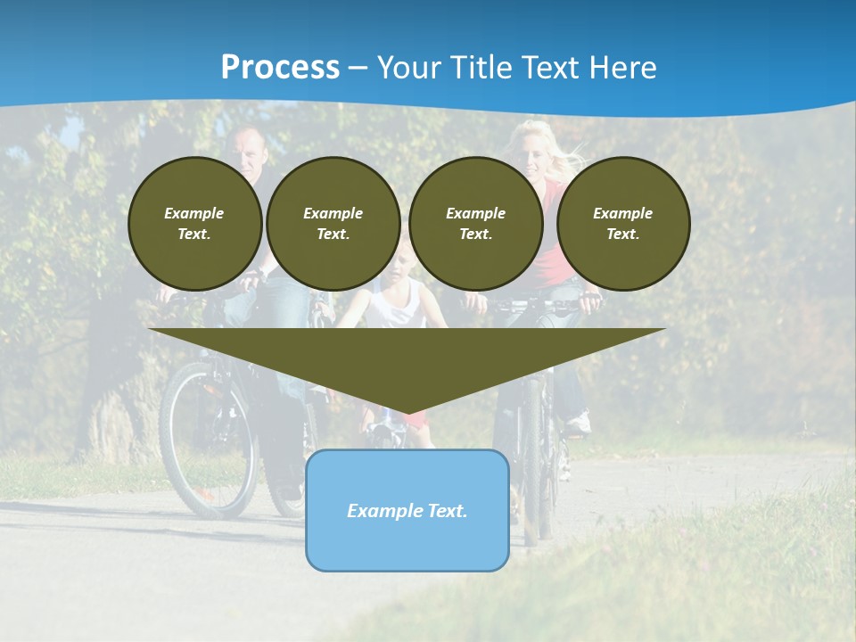 Autumn Exercise Woman PowerPoint Template