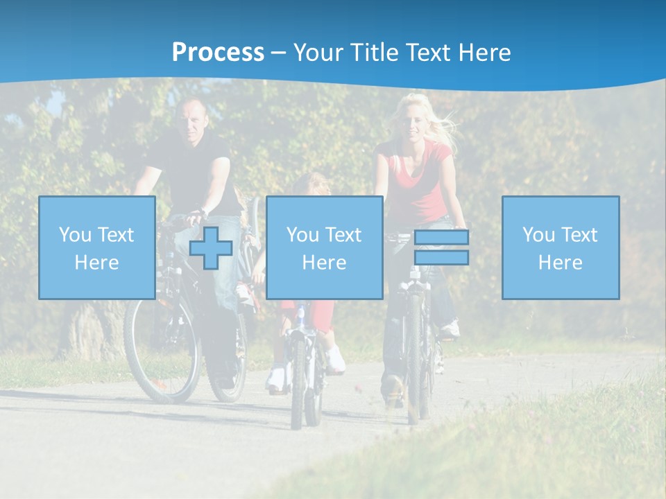 Autumn Exercise Woman PowerPoint Template