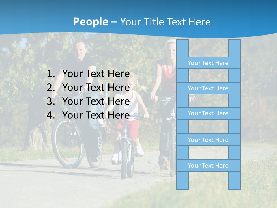 Autumn Exercise Woman PowerPoint Template