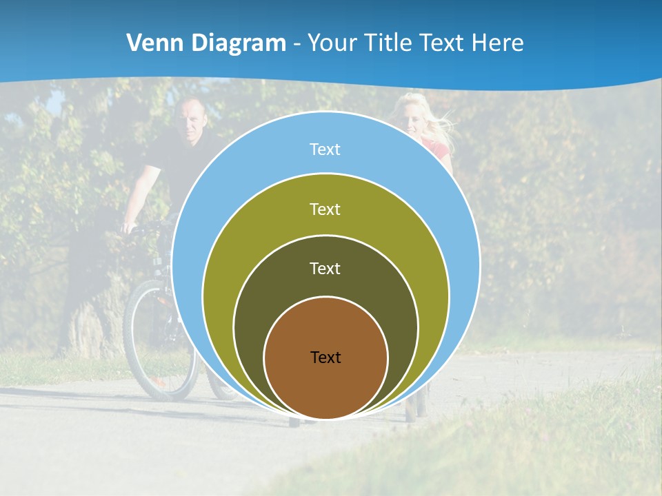 Autumn Exercise Woman PowerPoint Template