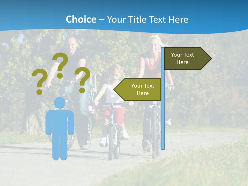 Autumn Exercise Woman PowerPoint Template