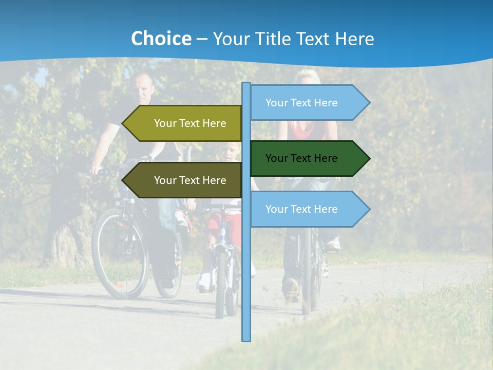 Autumn Exercise Woman PowerPoint Template