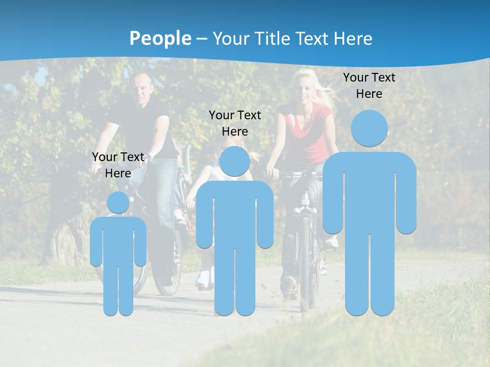 Autumn Exercise Woman PowerPoint Template