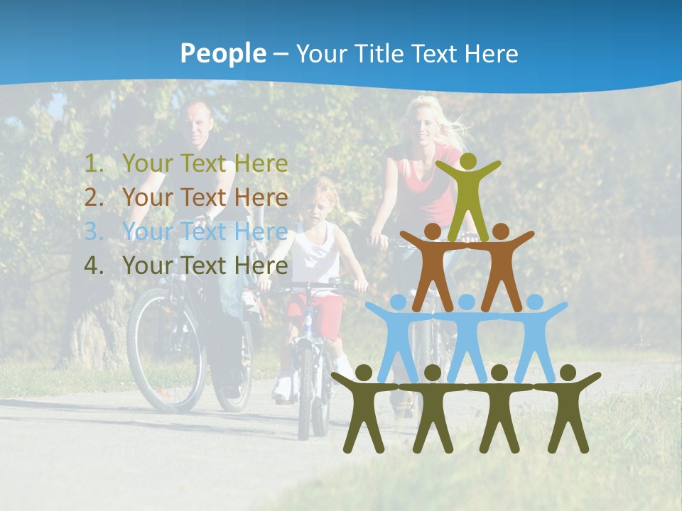 Autumn Exercise Woman PowerPoint Template