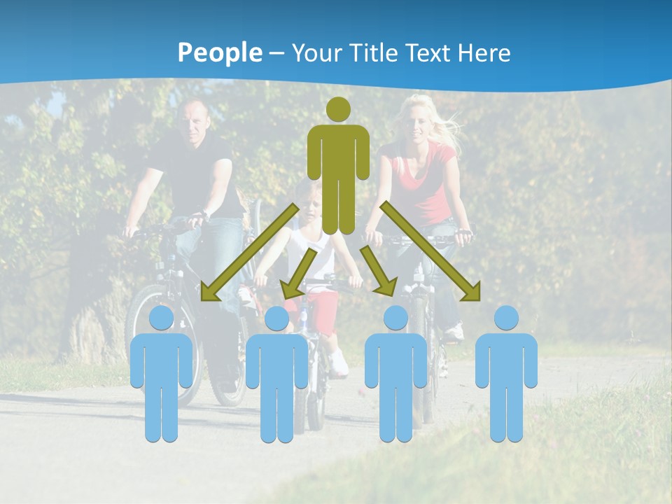 Autumn Exercise Woman PowerPoint Template